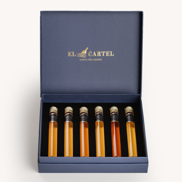 El Cartel Rum Tasting Gift Set 6 Tubes