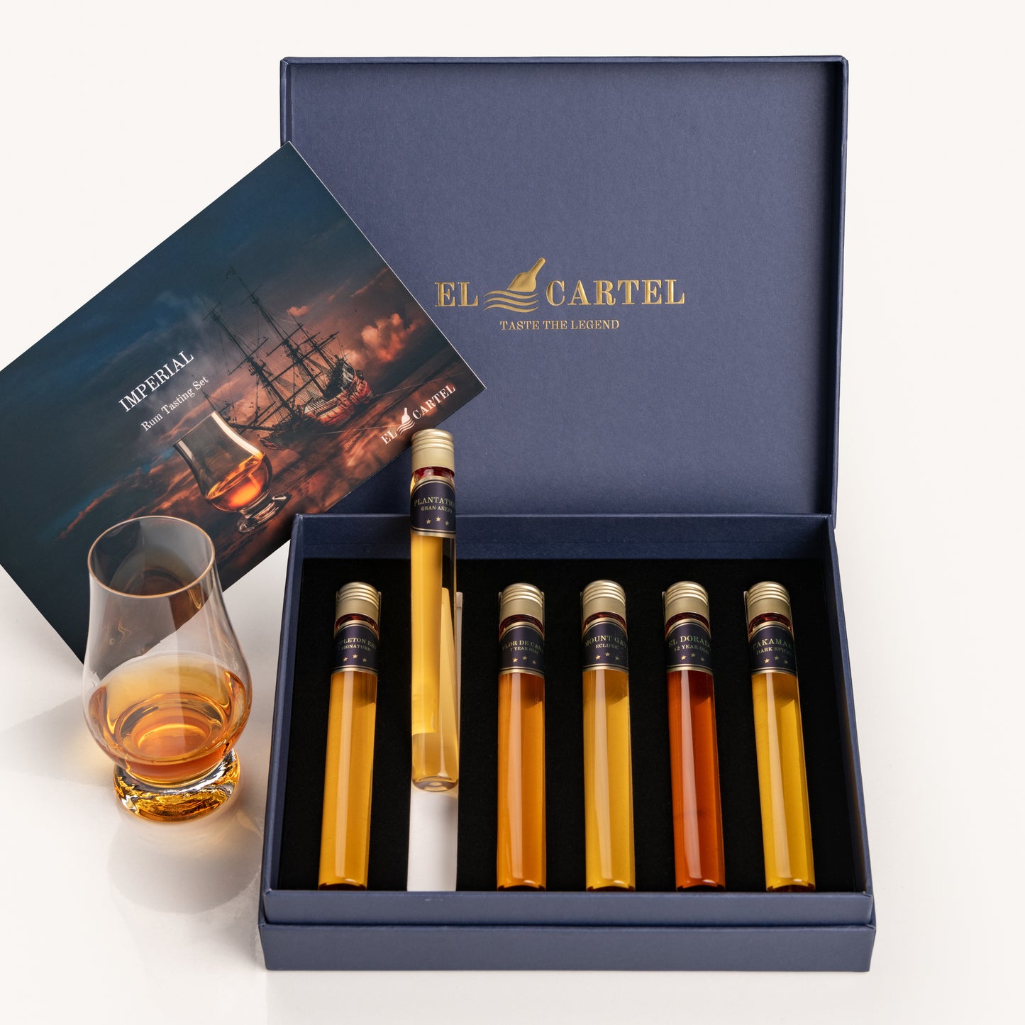 Rum Tasting Gift Set 6 Tubes