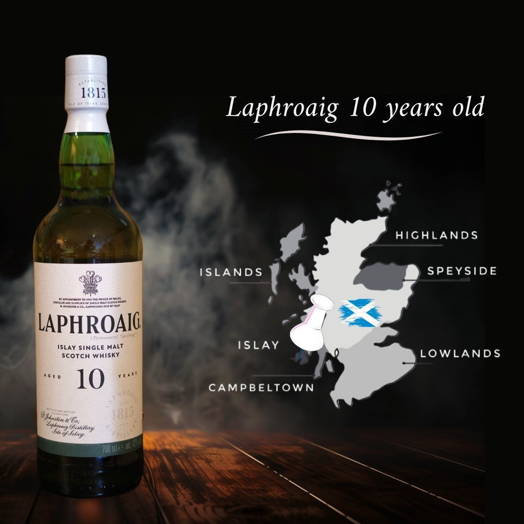 Illustration - Whisky Laphroaig 10 years 