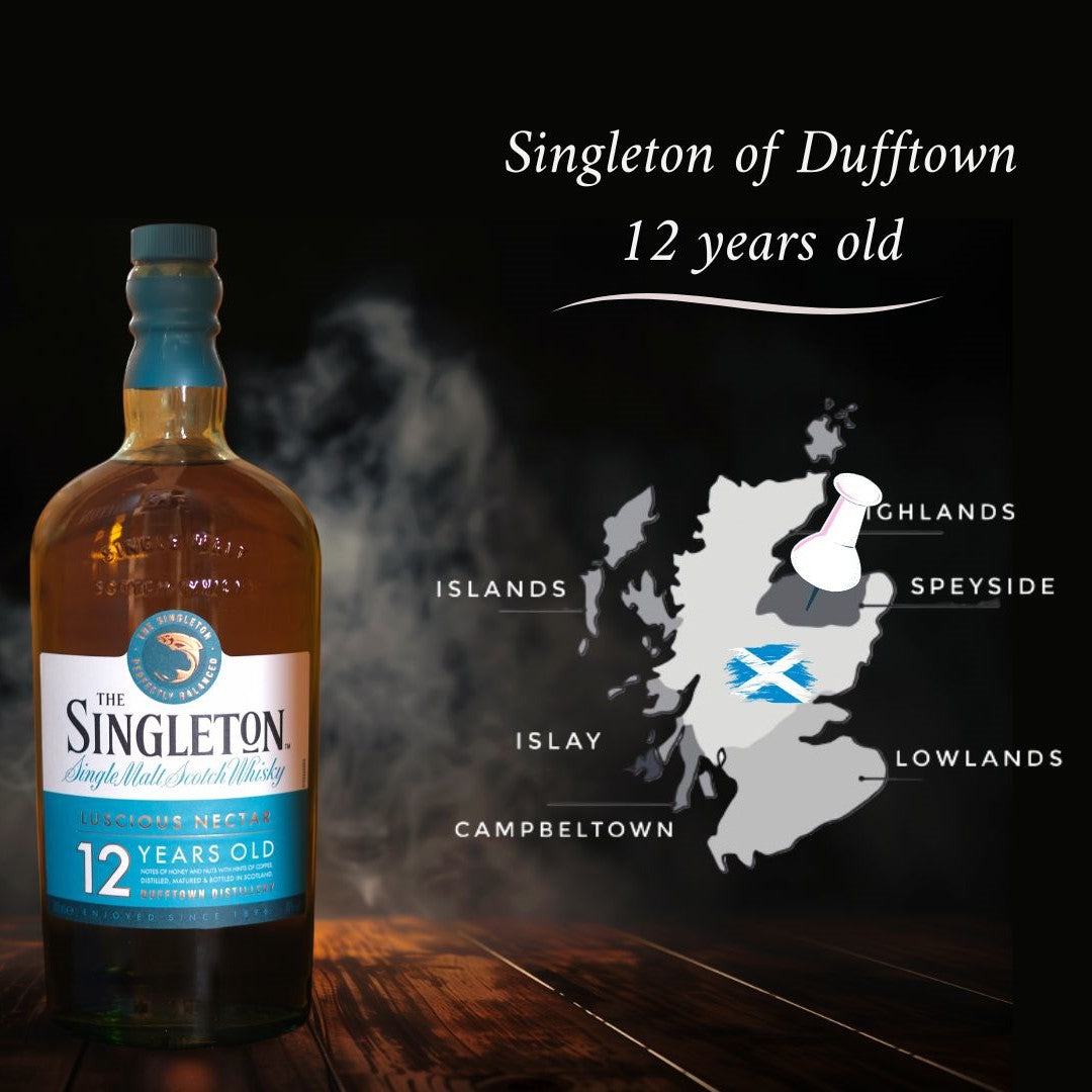 Illustration - Whisky Singleton 12 years 