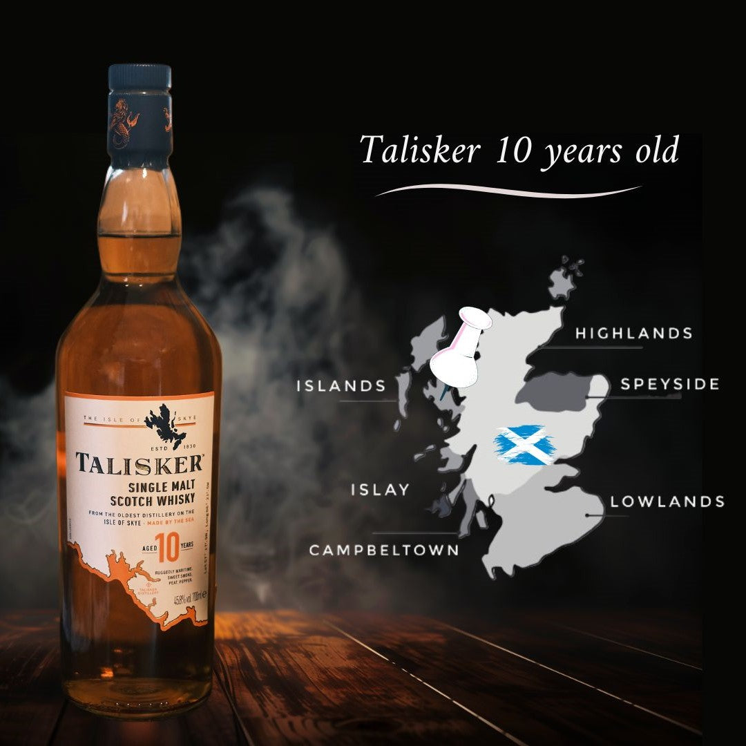 Illustration - Whisky Talisker 10 years 