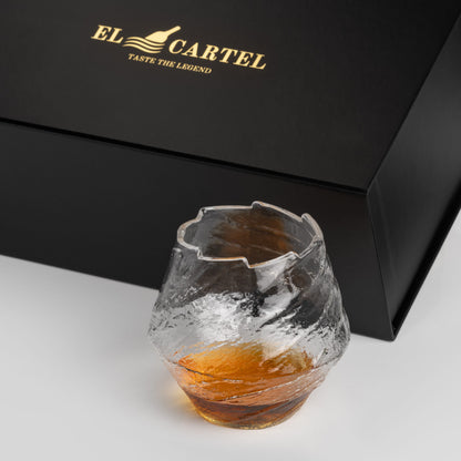El Cartel  Sakura Japanese Crystal Whisky Glasses