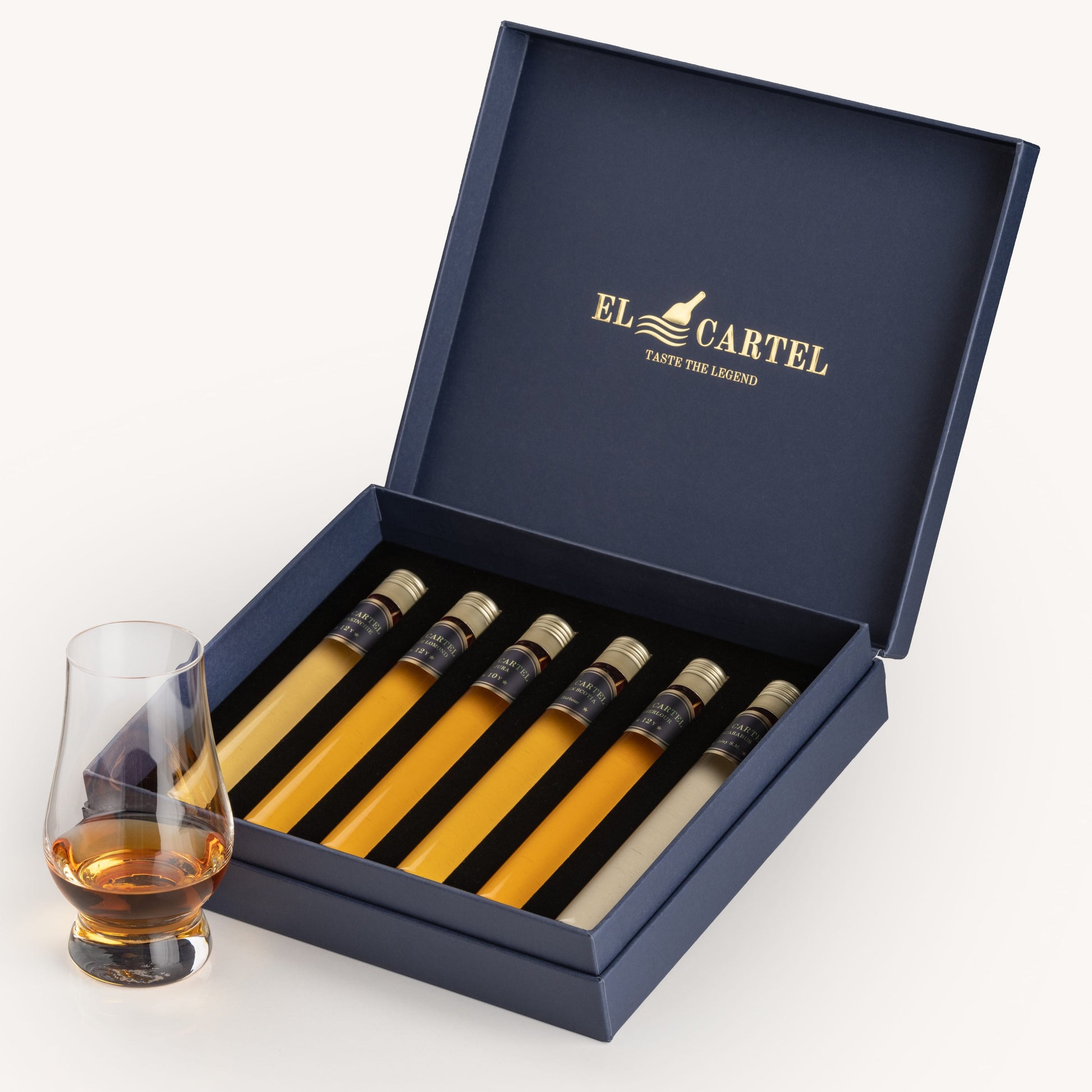El Cartel  Whisky Tasting Gift Set 6 tubes