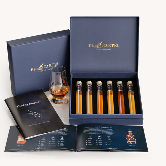 El Cartel  Rum Tasting Gift Set 6 Tubes